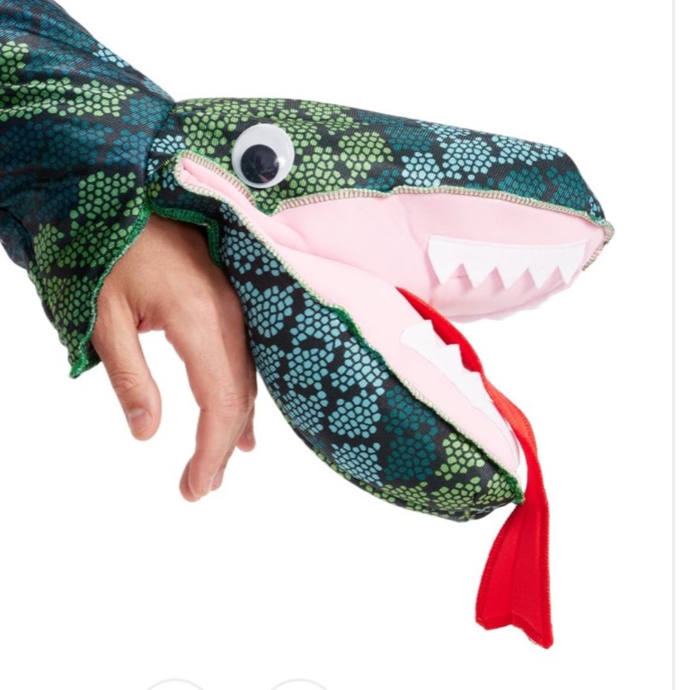 Tipsy Elves Funny Zoo Keeper Boa Constrictor Costume With Snake Arm Puppet XL - Picture 15 of 16